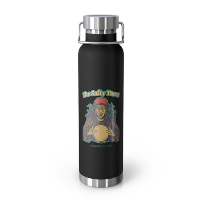 Salty Tarot Copper Vacuum Insulated Water Bottle – Mystical, Durable & Travel Ready