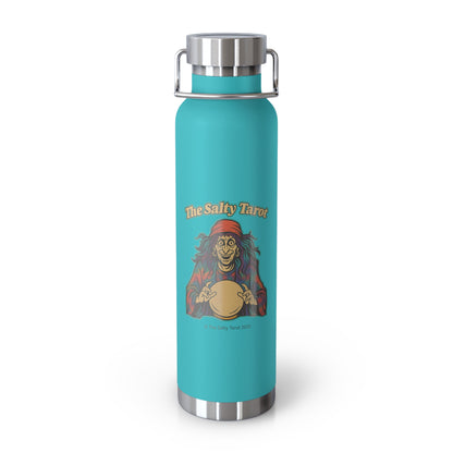 Salty Tarot Copper Vacuum Insulated Water Bottle – Mystical, Durable & Travel Ready