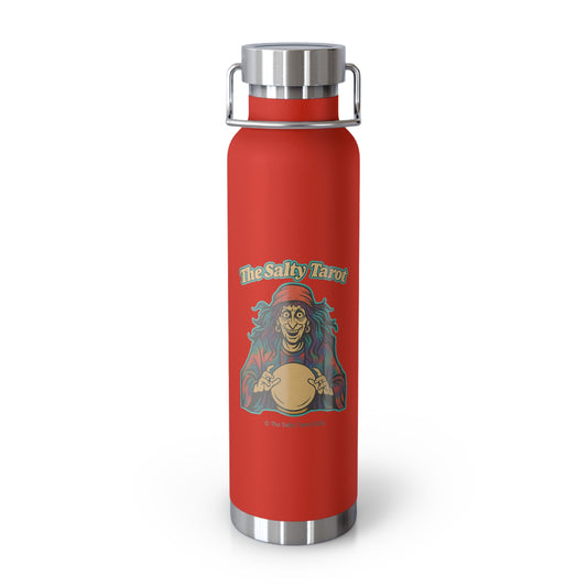 Salty Tarot Copper Vacuum Insulated Water Bottle – Mystical, Durable & Travel Ready