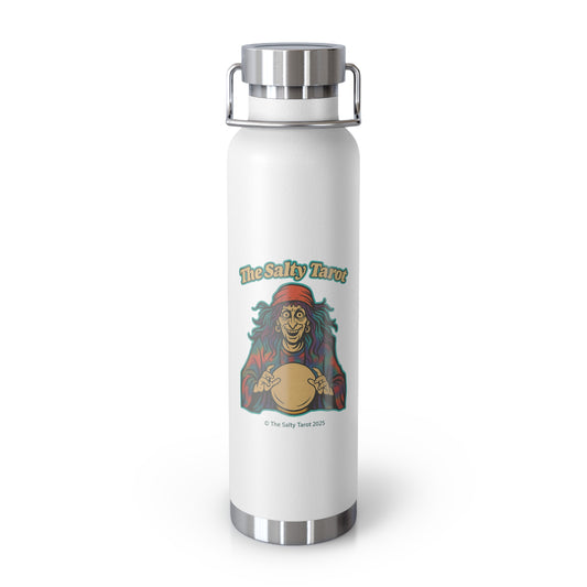 Salty Tarot Copper Vacuum Insulated Water Bottle – Mystical, Durable & Travel Ready