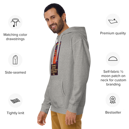 Unisex Hoodie – Cosmic Comfort for Chaotic Souls | Salty Tarot Streetwear